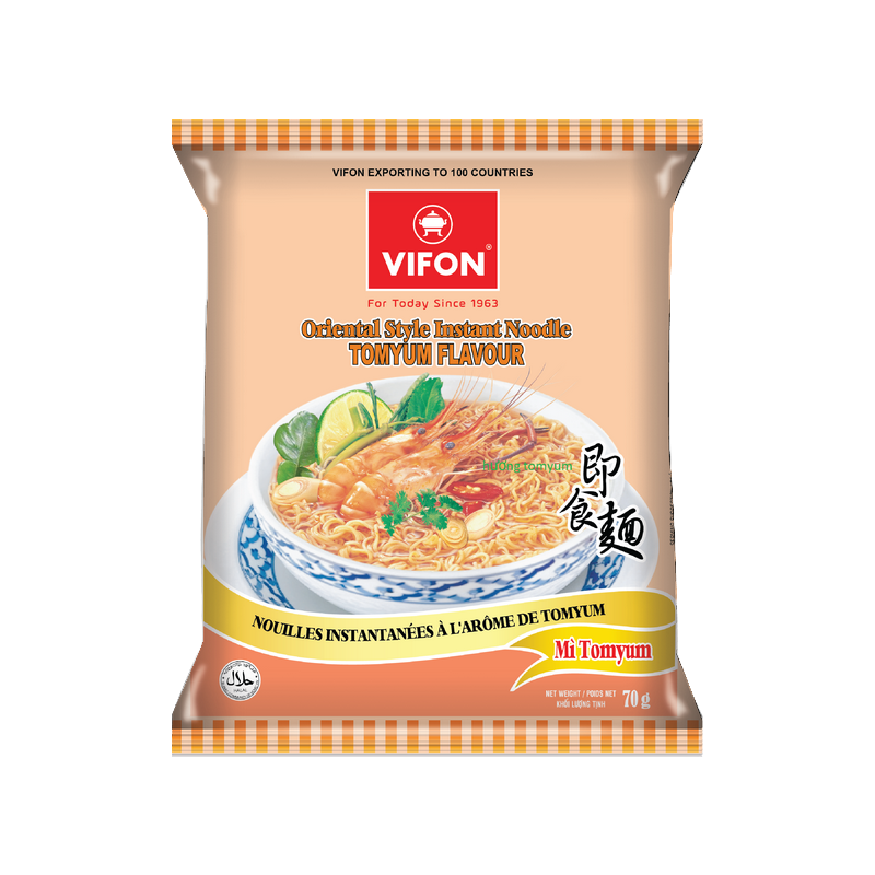 Soup noodles tomyum VIFON 70g Vietnam Soup noodles tomyum VIFON 70g Vietnam