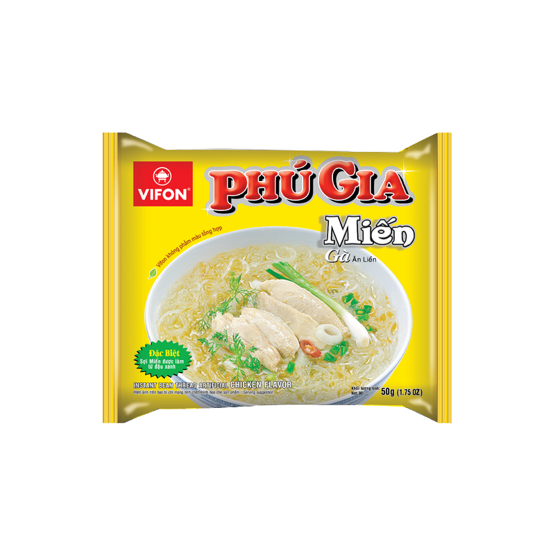 Sopa de fideos de pollo PHU GIA VIFON 50g de Vietnam