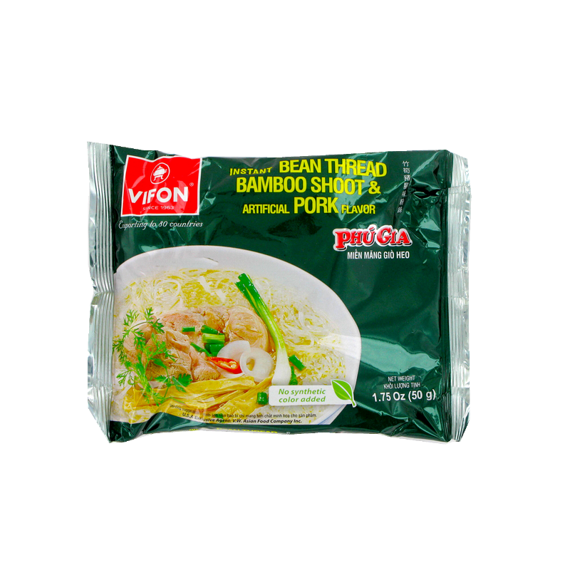 Soupe vermicelle porc PHU GIA VIFON 50g Vietnam Soupe vermicelle porc PHU GIA VIFON 50g Vietnam
