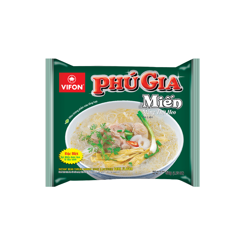 Soupe vermicelle porc PHU GIA VIFON 72x50g Vietnam