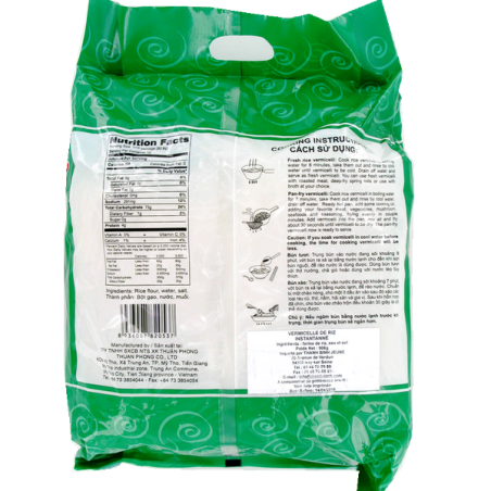 Bún tươi Ba Cây Tre 908g Việt Nam