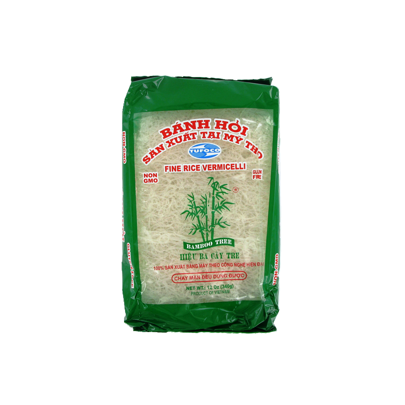 Reisnudeln ende weiß Banh hoi-trang-Bambus Vietnam 340g