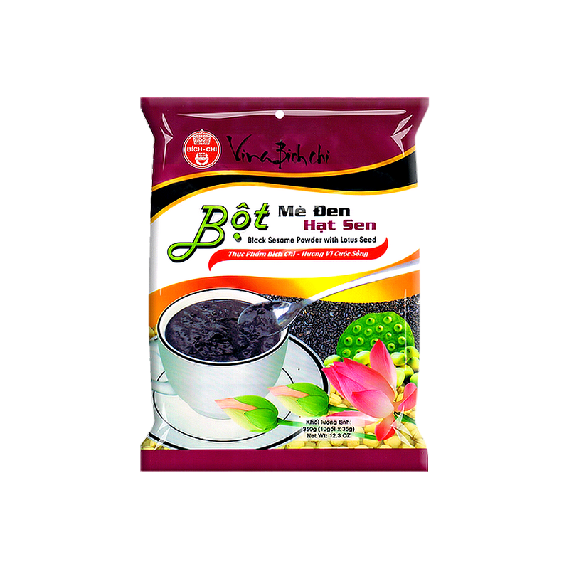 Bột mè đen hạt sen BICH CHI 350g Việt Nam Bột mè đen hạt sen BICH CHI 350g Việt Nam