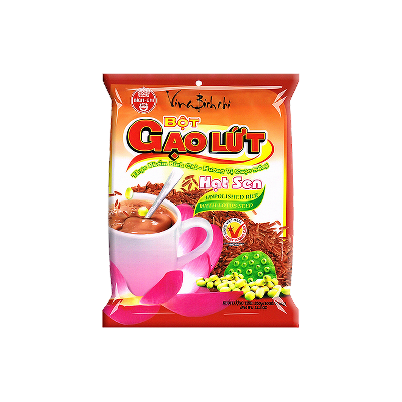 Préparation boisson au riz complet lotus BICH CHI 10x350g Vietnam Préparation boisson au riz complet lotus BICH CHI 10x350g Vietnam