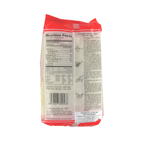 Rice vermicelli fresh Bamboo 8 pieces 400g Vietnam