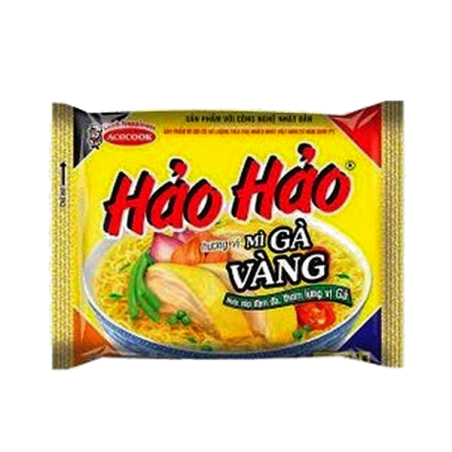 Zuppa di noodle di pollo giallo HAO HAO ACECOOK 70g Vietnam
