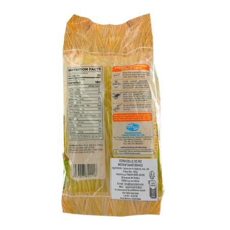 Bun Bo Hue 3 fideos de arroz de BAMBOU 400g Vietnam