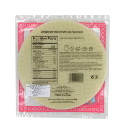 Carta di riso 22cm per la nems 3 BAMBÙ 340g VIETNAM