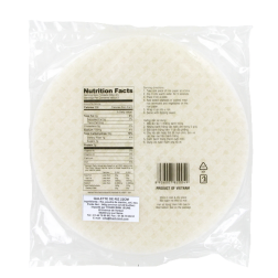 Carta di riso 22cm per involtini primavera 3 di bambù Vietnam 340g