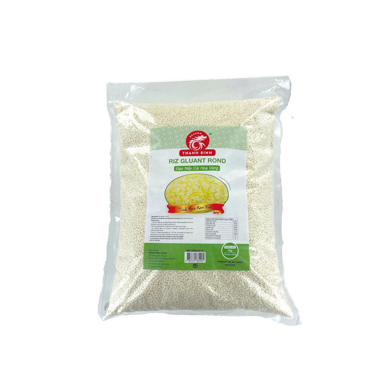 Riz gluant rond Nep Cai Hoa Vang DRAGON OR 5kg Vietnam