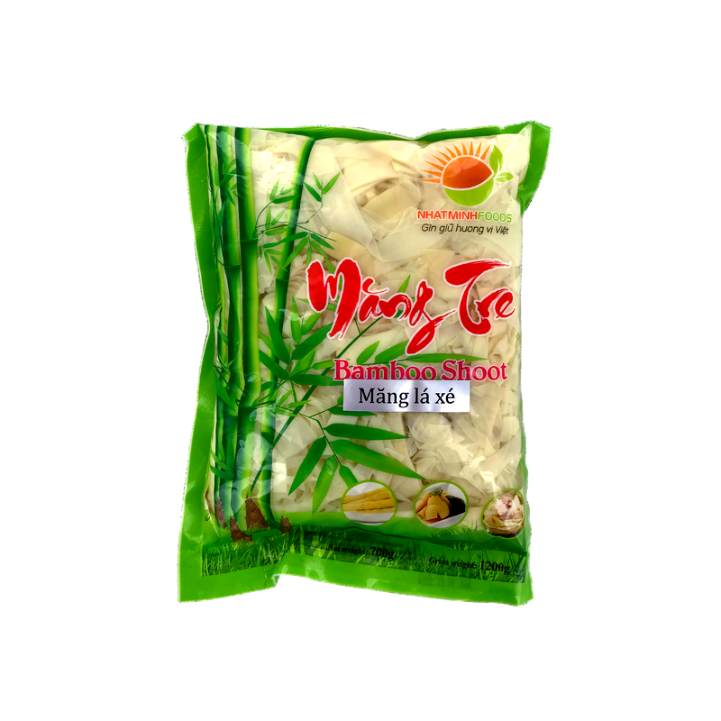 Pousse de bambou en feuille filament Mang La Xe NHAT MINH 1,2kg Vietnam Pousse de bambou en feuille filament Mang La Xe NHAT MINH 1,2kg Vietnam
