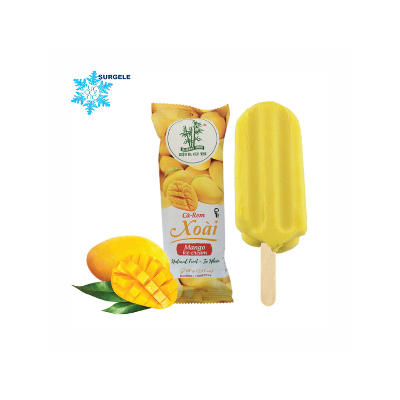 Helado de mango 3 BAMBÚ 360g Vietnam - CONGELADOS