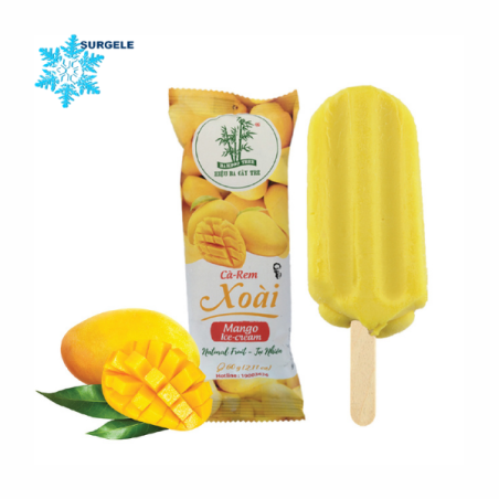 Mango ice cream 3 BAMBOO 360g Vietnam - FROZEN