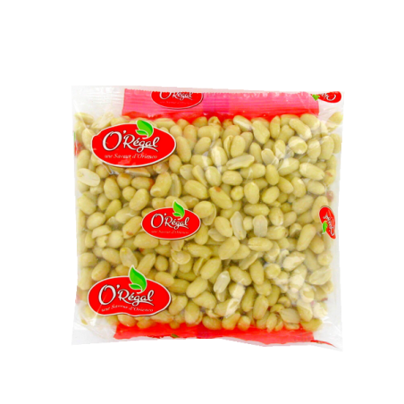 Los cacahuetes crudos blanqueados ORIENCO 500g