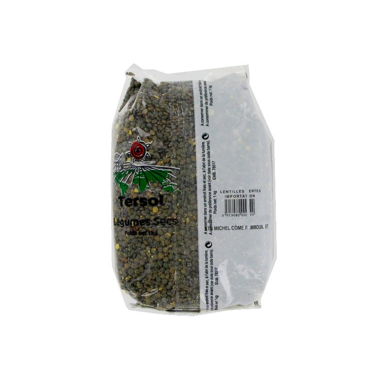 Lentilles verte TERSOL 1kg