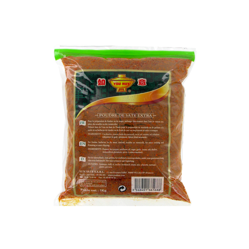 Poudre de saté extra YOU HUY 1kg France Poudre de saté extra YOU HUY 1kg France