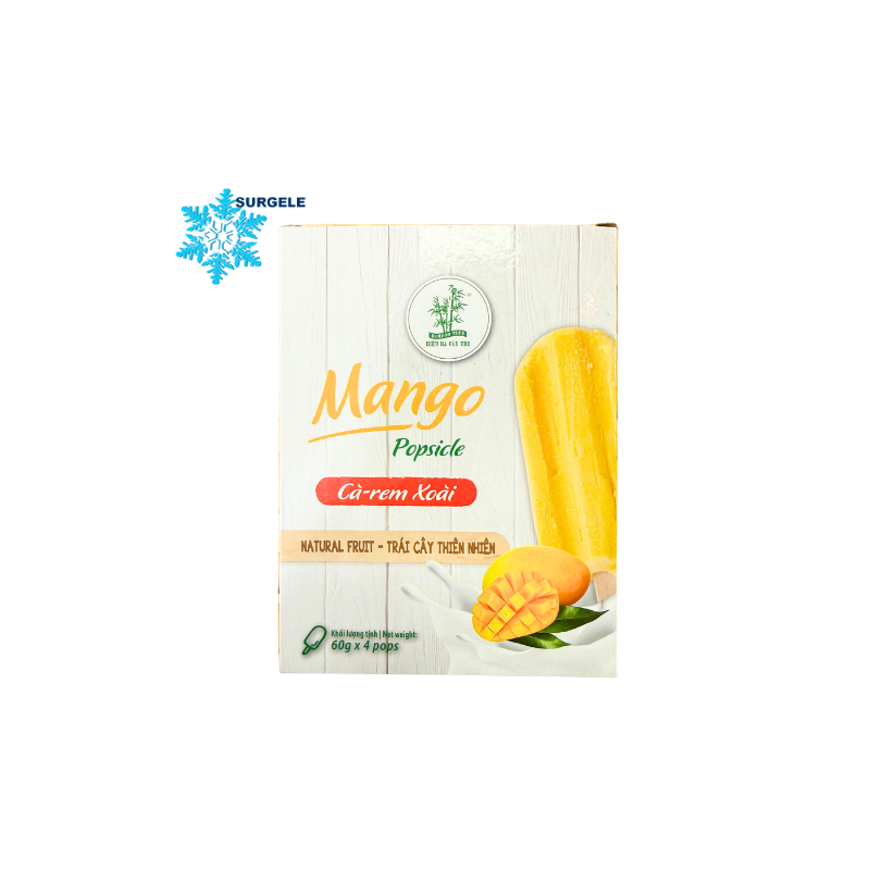 Gelato al mango 3 BAMBÙ 360g Vietnam - SURGELATI Gelato al mango 3 BAMBÙ 360g Vietnam - SURGELATI