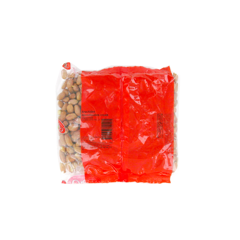 Arachides décortiqués crues ORIENCO 500g Chine