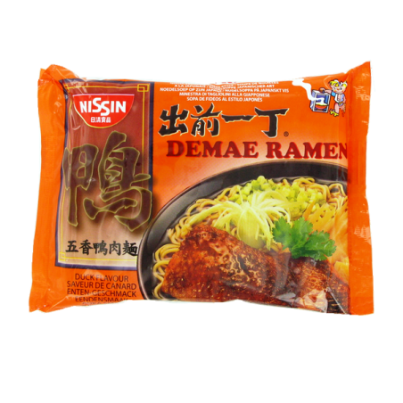 Soup noodle Ramen Demae duck NISSIN 100g Hungary
