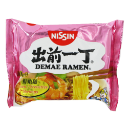 Suppe, nudeln Demae Ramen garnelen-NISSIN-100g Ungarn