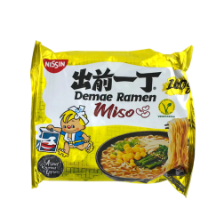 Noodle soup ramen Demae miso NISSIN 100g Hungary