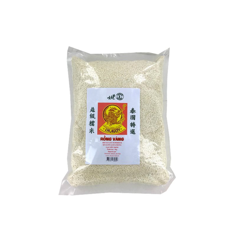 Riz gluant Dragon Or 5kg 2016 Riz gluant Dragon Or 5kg 2016