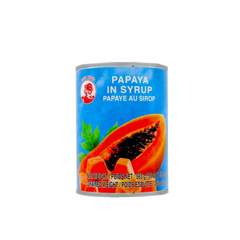 Papaye en morceaux au sirop léger 565g Thailande