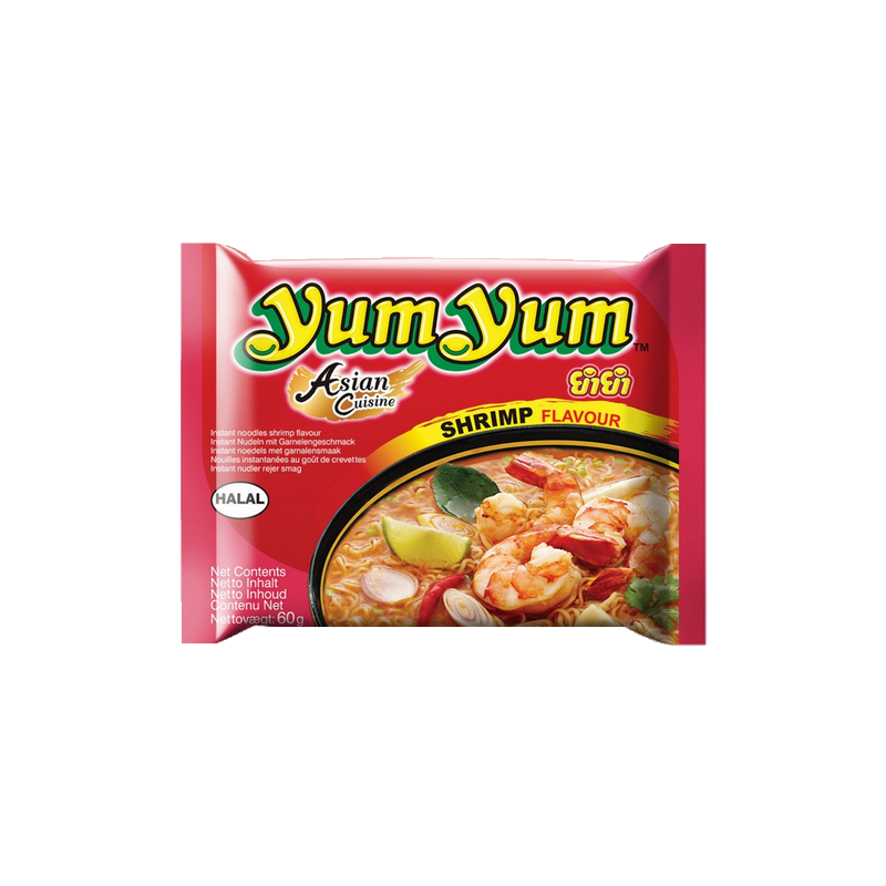 Nouille instantanee Yum yum crevette 60g - Thaïlande Nouille instantanee Yum yum crevette 60g - Thaïlande