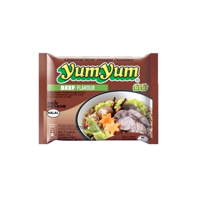 Nouille instantanee Yum yum bœuf 60g