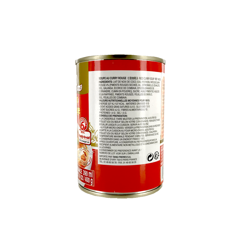 Preparation sauce curry rouge 400ml Preparation sauce curry rouge 400ml