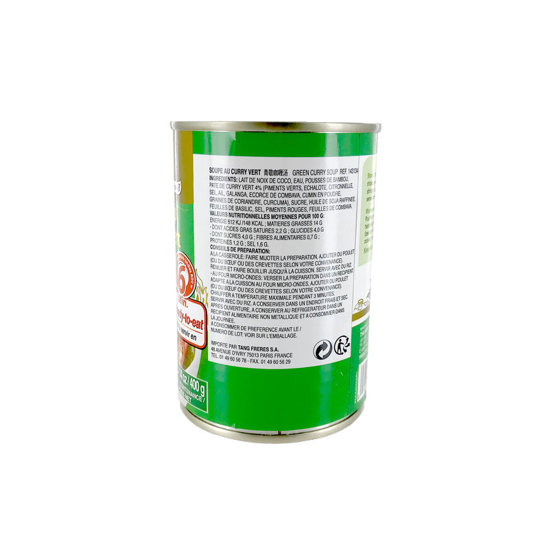 Preparation sauce curry vert 400ml Preparation sauce curry vert 400ml