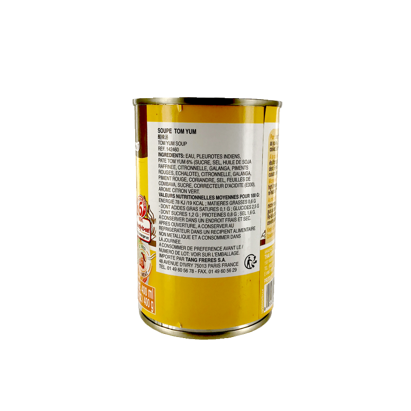 Soupe tom yum 411g - Thaïlande Soupe tom yum 411g - Thaïlande