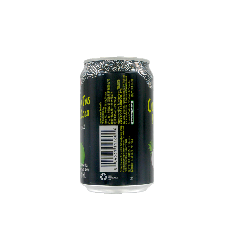 Jus lait de coco 330ml Jus lait de coco 330ml