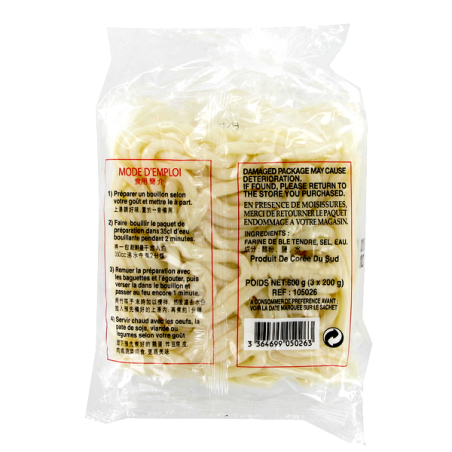 Fideos udon TRES ALEGRÍAS 600g de Corea