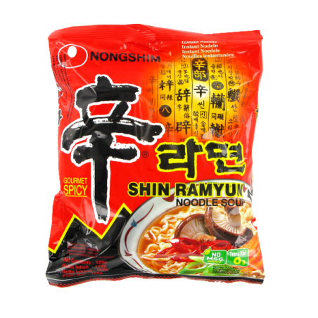 Soup noodle Shin Ramyum spicy NONGSHIM 120g Korea