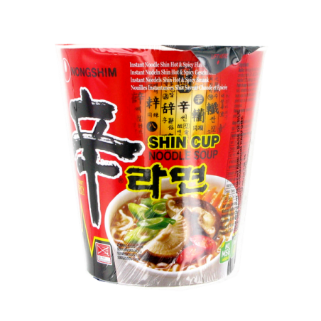 Suppe, nudel-Shin Ramyum cup NONGSHIM Korea 68g