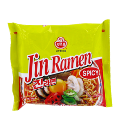 Soupe nouille Jin Ramen Hot OTTOGI 120g Corée