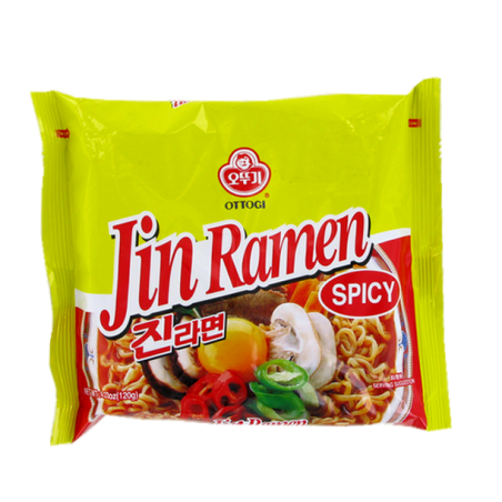 Mì Jin Ramen Hot OTTOGI 120g Hàn Quốc