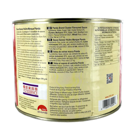 Sauce auster panda LEE KUM KEE 2.27 kg HONGKONG