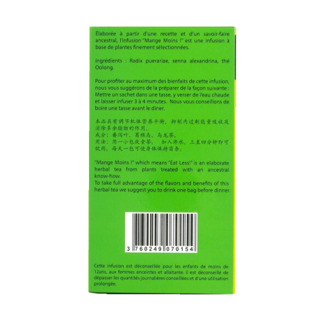 Trà giảm cân 40g Trung Quốc