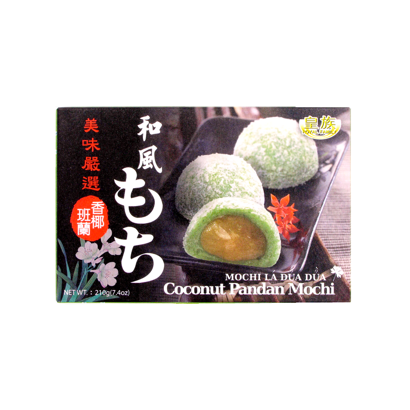 Mochi pandan ROYAL FAMILY 210g Taiwan Mochi pandan ROYAL FAMILY 210g Taiwan