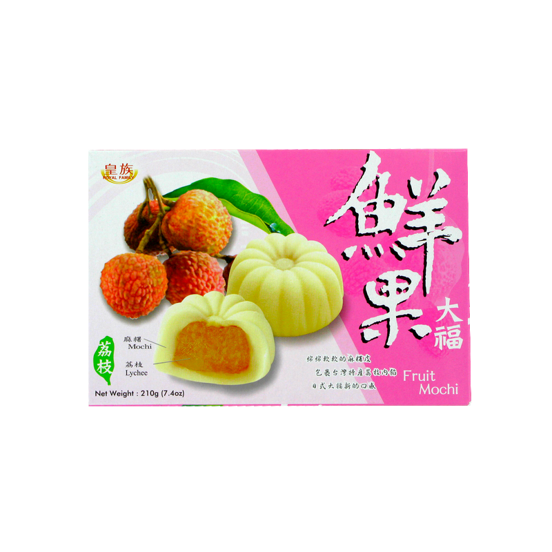 Mochi japonais litchi ROYAL FAMILY 210g Chine Mochi japonais litchi ROYAL FAMILY 210g Chine