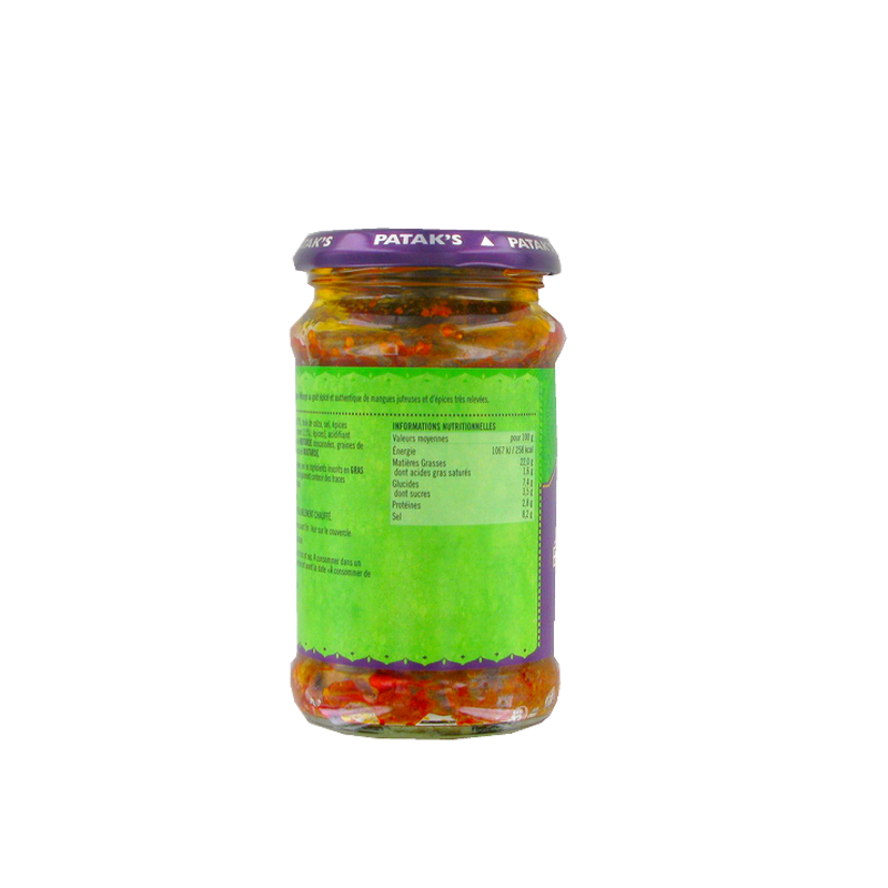 Mango pickle Hot PATAK'S 283g Royaume-Uni