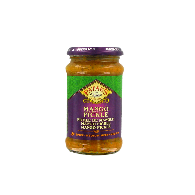 Mango pickle mild (épicé) PATAK'S 283g Royaume-Uni Mango pickle mild (épicé) PATAK'S 283g Royaume-Uni