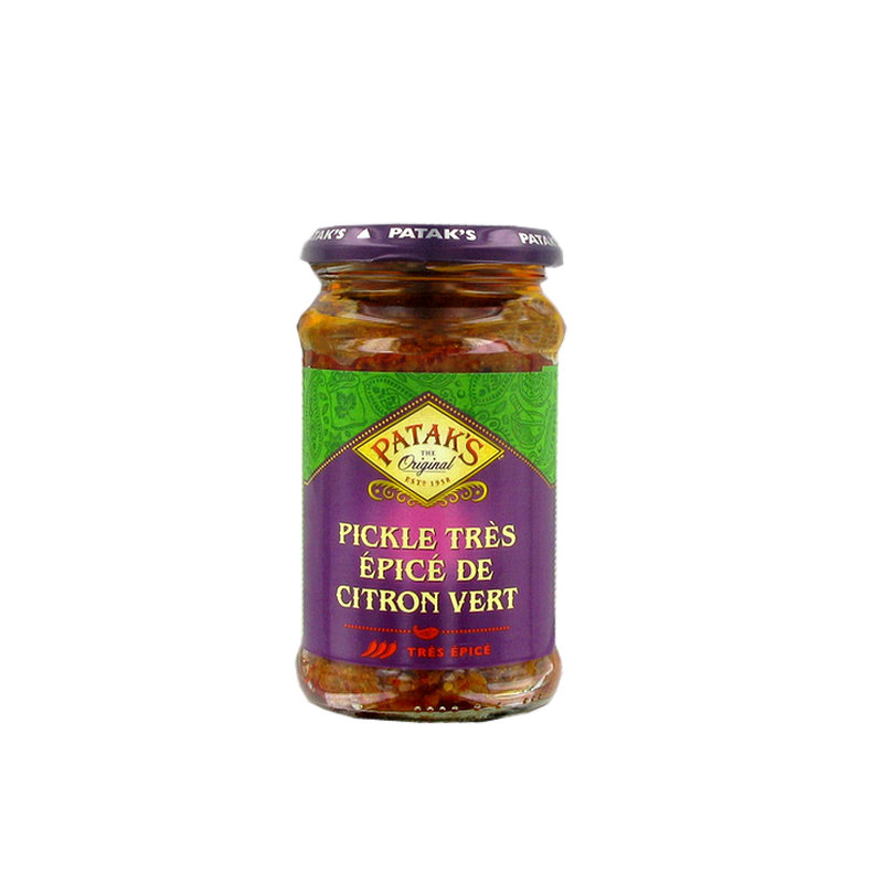 Lime pickle extra hot PATAK'S 283g Royaume-Uni Lime pickle extra hot PATAK'S 283g Royaume-Uni