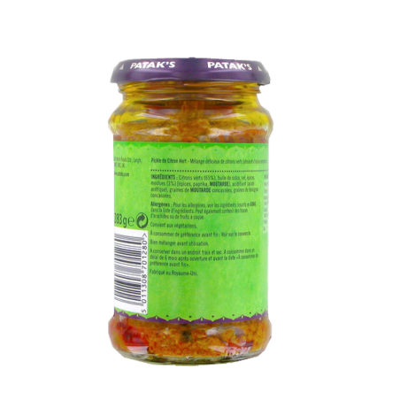 Lime pickle mild PATAK'S 283g Vereinigtes Königreich