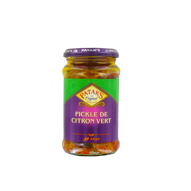 Lime pickle mild PATAK'S 283g Royaume-Uni