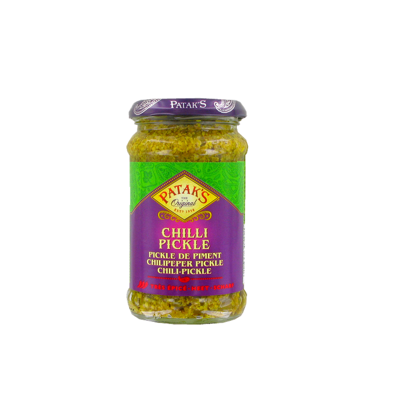 Chilli pickle hot PATAK'S 283g Royaume-Uni Chilli pickle hot PATAK'S 283g Royaume-Uni