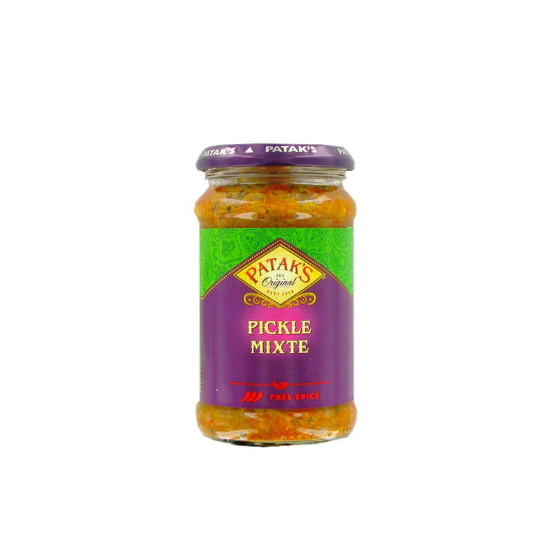 Mixed pickle paste PATAK'S 283g Royaume-Uni Mixed pickle paste PATAK'S 283g Royaume-Uni