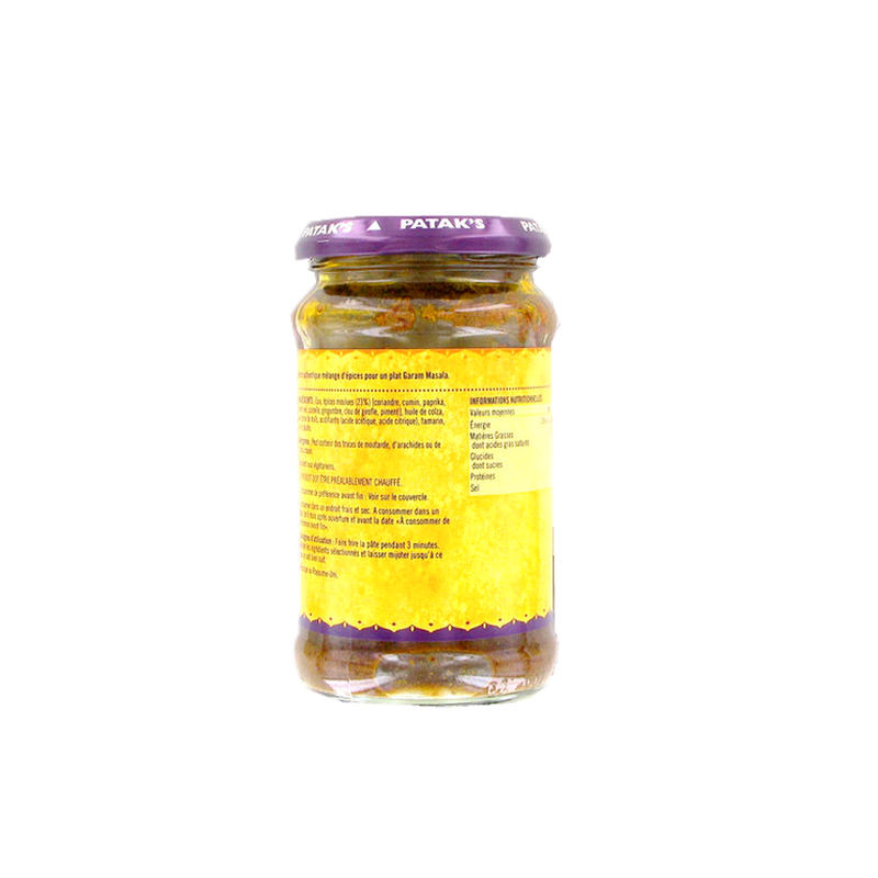 Garam Masala paste PATAK'S 283g Royaume-Uni Garam Masala paste PATAK'S 283g Royaume-Uni